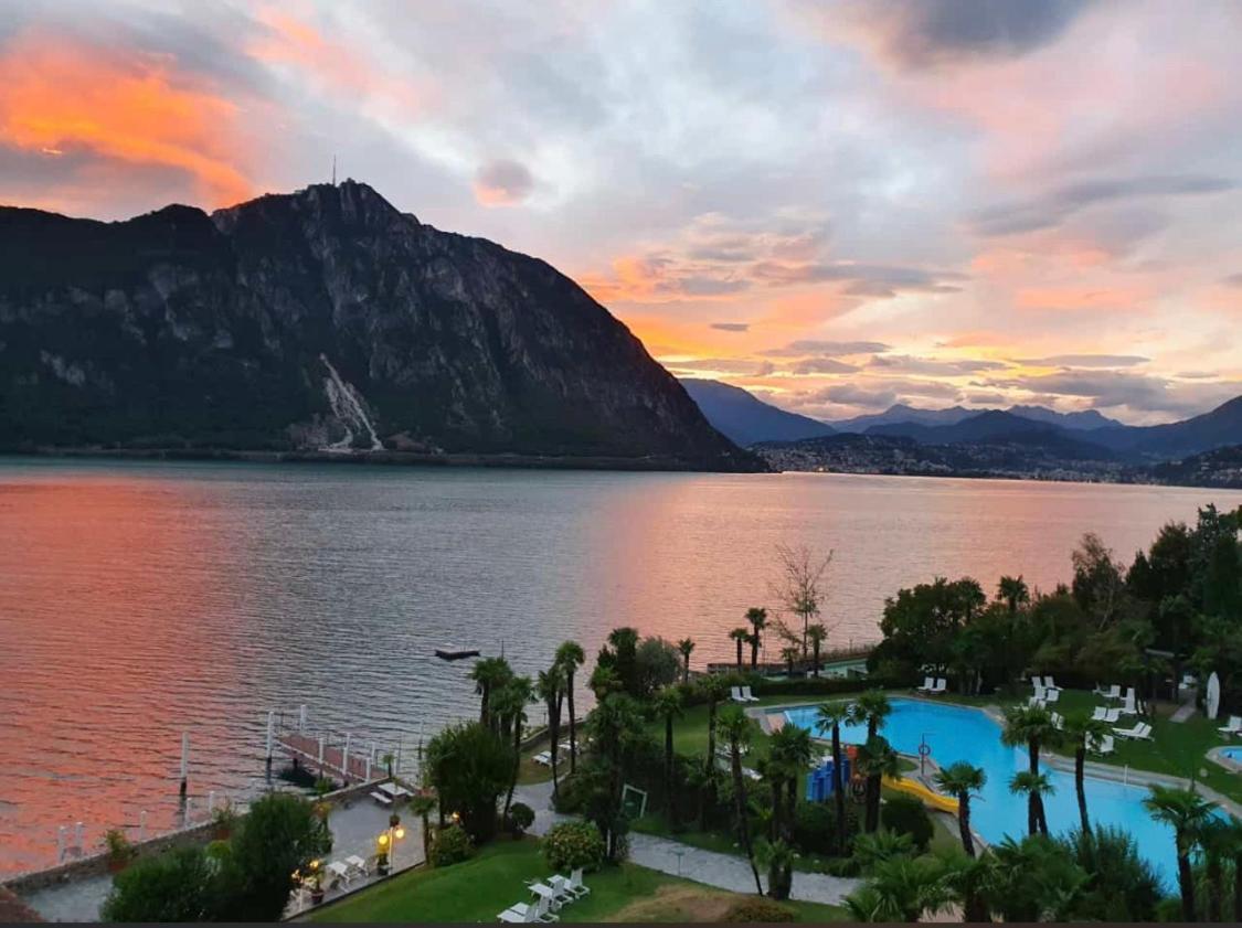 Holiday On The Lake Lugano 6 Bissone Esterno foto
